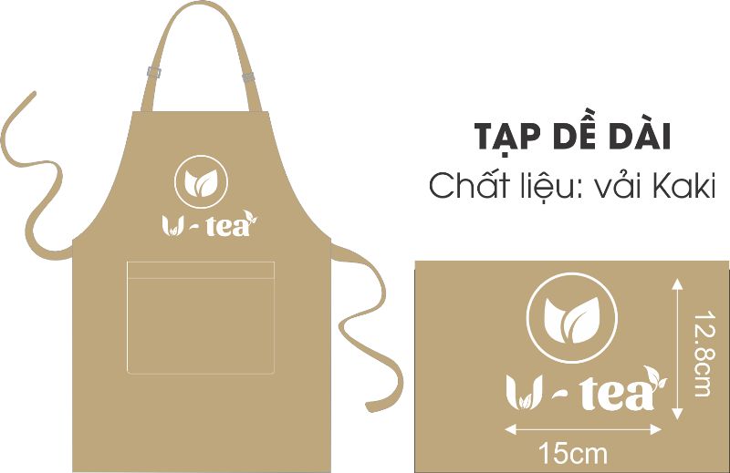 Mẫu thiết kế tạp đề quán trà sữa  U-Tea